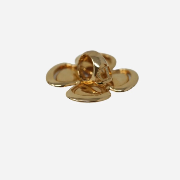Dior Flower Rhinestone Ring - Picture 3 of 5
